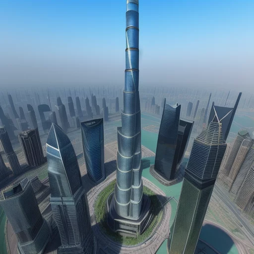 4106313998-Shanghai Tower, Burj Khalifa, 3D.webp